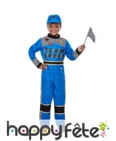 Costume de pilote de course auto pour enfant
