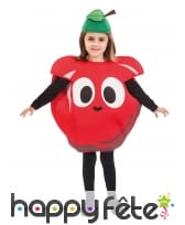 Costume de pomme rouge pour enfant