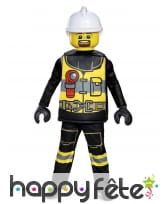 Costume de pompier Lego pour enfant