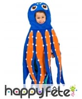 Costume de poulpe bleu pour enfant