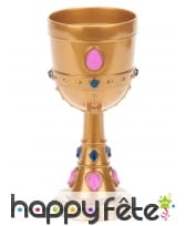 Coupe de roi médiévale et dorée