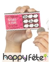 Carte défi soirée filles