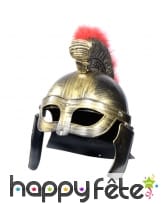 Casque de soldat romain à crête rouge