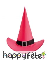 Chapeau de sorciere fuschia
