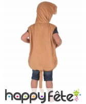Costume de singe marron pour enfant, image 1