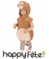 Costume de singe marron pour enfant, image 3
