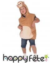 Costume de singe marron pour enfant, image 4