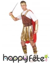 Costume de soldat romain avec cape rouge, image 2