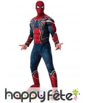 Costume de Spiderman Infinity War musclé, adulte