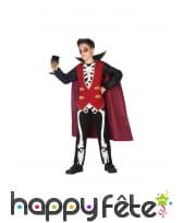 Costume de squelette vampire pour enfant