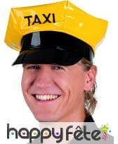 Casquette de taximan jaune