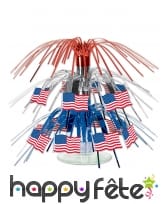 Centre de table Amérique de 19cm