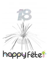 Centre de table cascade de fils argentés, image 2