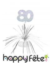 Centre de table cascade de fils argentés, image 3