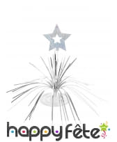 Centre de table cascade de fils argentés, image 4