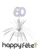 Centre de table cascade de fils argentés, image 7