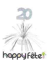 Centre de table cascade de fils argentés, image 11