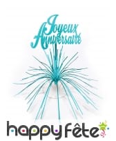 Centre de table cascade Joyeux Anniversaire, image 3