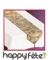 Chemin de table carte au trésor de 27 x 183 cm