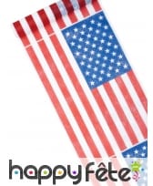 Chemin de table imprimé drapeau Américain