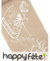 Chemin de table Joyeux Noel en toile de jute, 5m, image 1