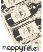 Chemin de table sur le thème du vin, 3m, image 1