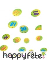 Confettis de table âge de 2,5cm