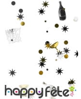 Confettis de table bouteilles et coupes, 34g
