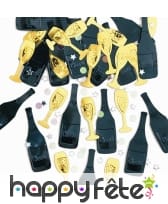 Confettis de table bouteilles et flutes, 14g, image 2