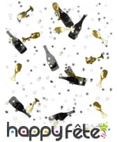 Confettis de table bouteilles et flutes, 14g