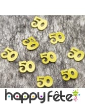 Confettis de table en forme de chiffre 50 ou 60, image 1