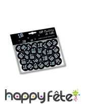 Confettis de table VIP âge imprimé, image 2