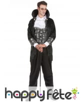 Costume de vampire imprimé araignée