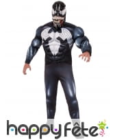 Costume de Venom musclé pour adulte