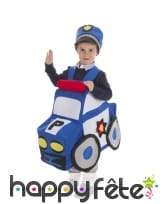 Costume de voiture de police pour enfant