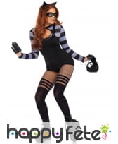 Costume de voleur chat pour femme