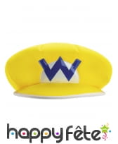 Casquette de Wario pour adulte
