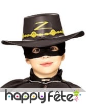 Chapeau de Zorro taille enfant