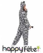 Combinaison de Z&egrave;bre &agrave; capuche pour Femme, image 2