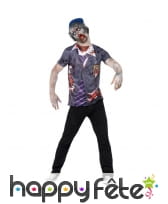 Costume étudiant américain zombie adulte