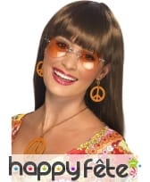 Collier et boucles d'oreilles hippie, image 1