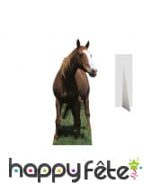 Cheval en carton taille réelle