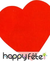 Coeur en carton rouge