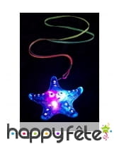 Collier étoile de mer lumineuse