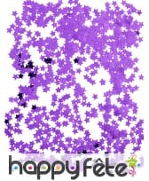 Confettis &eacute;toiles de 1cm, m&eacute;tallis&eacute;s, image 1