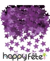 Confettis &eacute;toiles de 1cm, m&eacute;tallis&eacute;s, image 2
