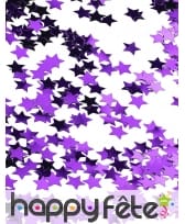 Confettis &eacute;toiles de 1cm, m&eacute;tallis&eacute;s, image 3
