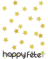 Confettis &eacute;toiles de 1cm, m&eacute;tallis&eacute;s, image 5
