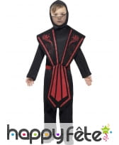 Costume enfant de ninja noir