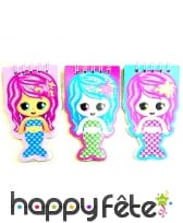 Cahier en forme de sirène, 40 pages